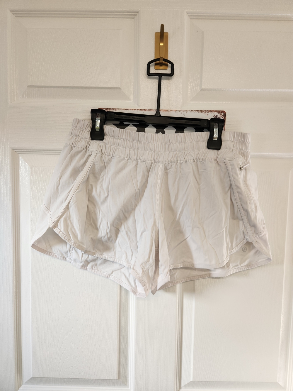 Lululemon White Women’s Athletic Shorts - Breathable Running Shorts